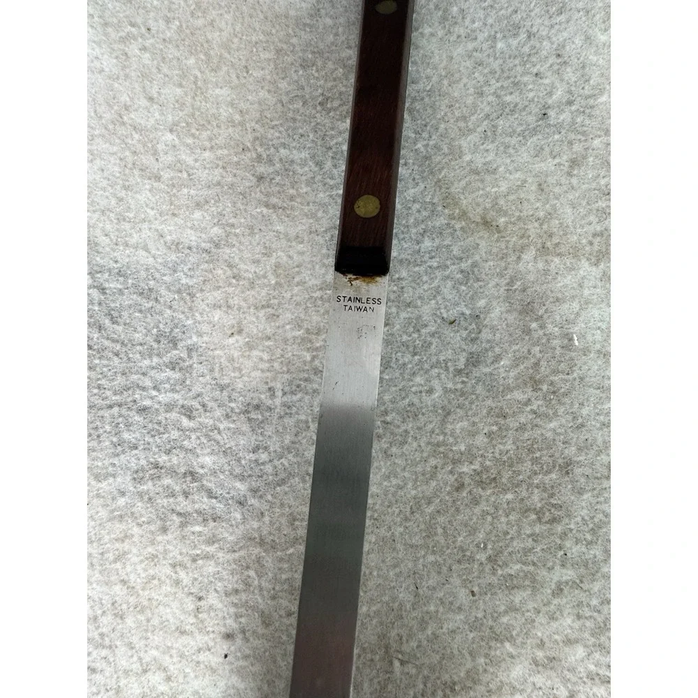 Vintage Stainless Solid Spatula Flipper Long Handle‎ Unbranded